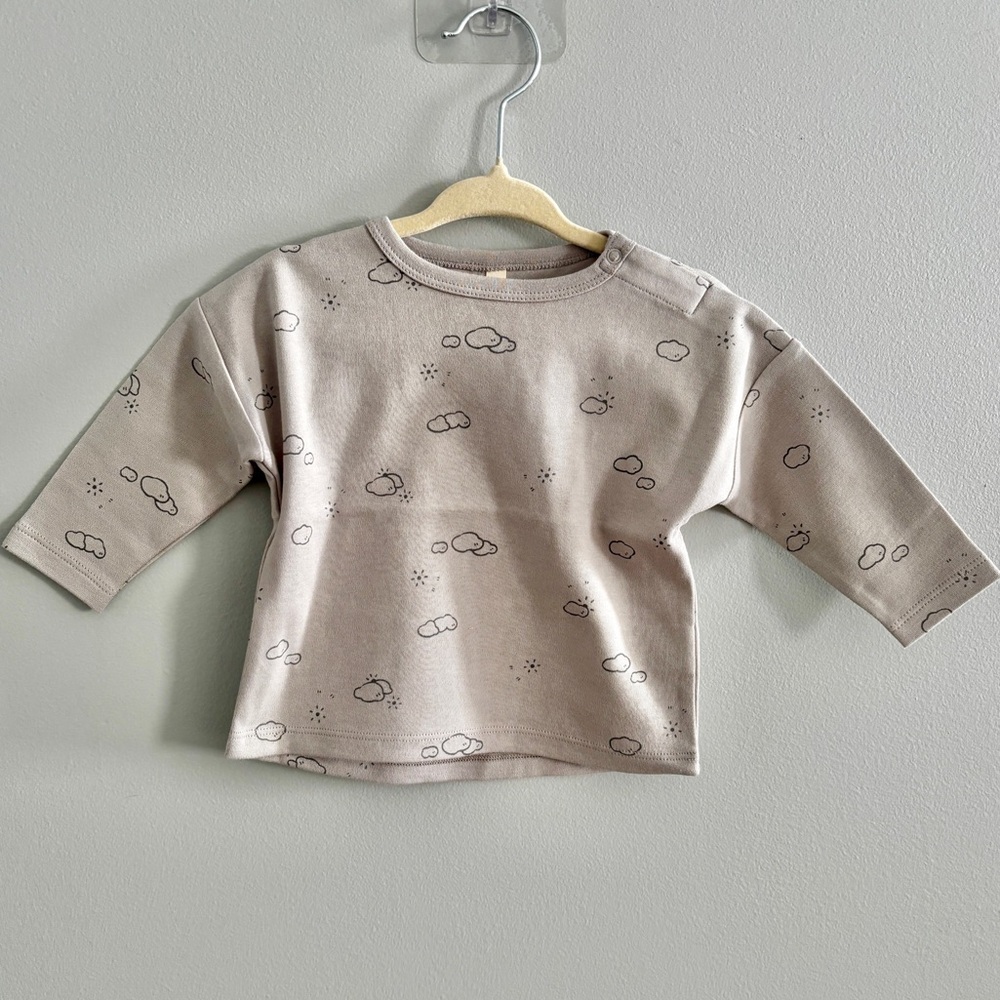 Quincy Mae Long Sleeve Tee in Sunny Day NWT 6-12M